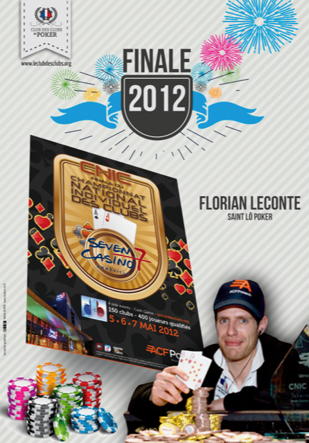 Florian Leconte (St-Lô Poker), Champion C.N.I.C. 2012